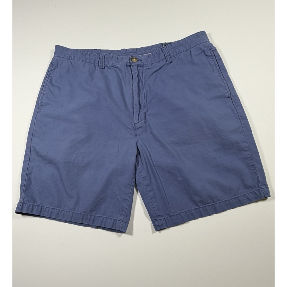 Vineyard Vines Shorts Mens 38 Blue 9" Inseam Flat Front Club Golf Chino